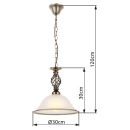 Globo 60208H závěsné stropní svítidlo Odin 1x60W | E27