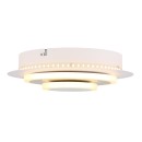 Globo 78414W LED nástěnné svítidlo ODONELL | 20W integrovaný LED zdroj | 1490lm | 3000K | bílá