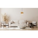 Italux PND-22132-1S-GD-AMB závěsné stropní svítidlo Vinoti E27