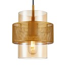 Italux PND-22132-1S-GD-AMB závěsné stropní svítidlo Vinoti E27