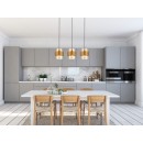 Italux PND-22132-3S-GD-AMB závěsné stropní svítidlo Vinoti E27