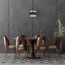 Italux PND-27467-1-BK-GD závěsné stropní svítidlo Bans E27