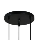 Italux PND-27812-3A-BK-SG závěsné stropní svítidlo Zulo E27