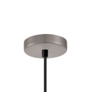 Italux PND-31981-1S-SC-WH závěsné stropní svítidlo Penzi | 40W E27 | stříbrná