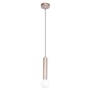 Italux PND-33574-1-CF závěsné stropní svítidlo Filano | 5W G9 | hnědá | opálová