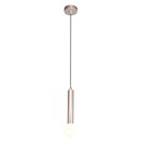 Italux PND-33574-1-CF závěsné stropní svítidlo Filano | 5W G9 | hnědá | opálová