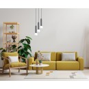 Italux PND-33574-3-BK závěsné stropní svítidlo Filano | 5W G9 | černá | opálová