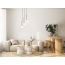 Italux PND-33574-3-CF závěsné stropní svítidlo Filano | 5W G9 | hnědá | opálová