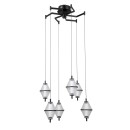 Italux PND-34395-6-BK LED závěsné stropní svítidlo Fuente | 30W LED | 1795lm | 3000K