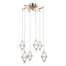 Italux PND-34395-6-HBR LED závěsné stropní svítidlo Fuente | 30W LED | 1795lm | 3000K