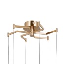 Italux PND-34395-6-HBR LED závěsné stropní svítidlo Fuente | 30W LED | 1795lm | 3000K