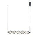 Italux PND-34403-5-BK LED závěsné stropní svítidlo Sevil | 25W LED | 1288lm | 3000K