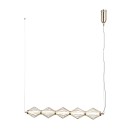 Italux PND-34403-5-HBR LED závěsné stropní svítidlo Sevil | 25W LED | 1288lm | 3000K