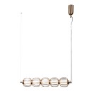 Italux PND-34405-5-HBR LED závěsné stropní svítidlo Pedro | 20W LED | 793lm | 3000K