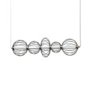 Italux PND-344221-5-BK LED závěsné stropní svítidlo Rabel | 18W LED | 1116lm | 3000K