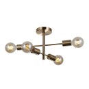 Italux PND-4025-4-HBR přisazené stropní svítidlo Piansi | 4x40W E27