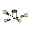 Italux PND-4052-4-BL-HBR přisazené stropní svítidlo Formio | 4x40W E27