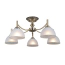 Italux PND-40653-5-ABR-WH přisazené stropní svítidlo Fener | 40W E27 | mosaz | opálová