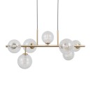 Italux PND-40717-7-HBR závěsné stropní svítidlo Toledo G9