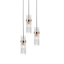 Italux PND-40760-3-BK-HBR závěsné stropní svítidlo Taraso E14