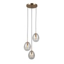 Italux PND-40825-3-GD závěsné stropní svítidlo Meolo E14