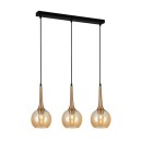 Italux PND-42361-3-BRO-AMB závěsné stropní svítidlo Favera | 3x40W E27