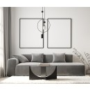 Italux PND-428892-BK závěsné stropní svítidlo Trosti | 1x35W GU10