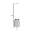 Italux PND-52636-1-GD závěsné stropní svítidlo Lindo | 1x40W E27