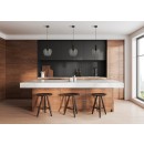 Italux PND-59769-BK-SG závěsné stropní svítidlo Aprica | 40W E27 | černá | kouřová