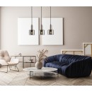 Italux PND-65342-3-SC+SG závěsné stropní svítidlo Santia E27