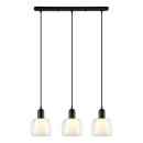 Italux PND-67594-3-BK+CL závěsné stropní svítidlo Lamezia E27