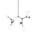 Italux PND-75075-8-BK-WG závěsné stropní svítidlo Ferral E27