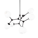 Italux PND-75075-8-BK-WG závěsné stropní svítidlo Ferral E27