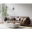 Italux PND-83631-1-BRO-SG LED závěsné stropní svítidlo Lenti | 7W integrovaný LED zdroj | 3000K | na lanku | zlatá | černá