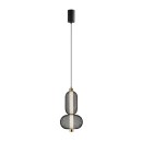 Italux PND-84283-2-BK LED závěsné stropní svítidlo Marco | 10W LED | 590lm | 3000K
