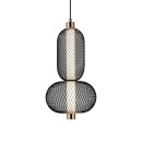 Italux PND-84283-2-BK LED závěsné stropní svítidlo Marco | 10W LED | 590lm | 3000K