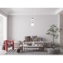 Italux PND-94981V-3B-GD LED závěsné stropní svítidlo Evans | 15W integrovaný LED zdroj | 3000K | zlatá | opálová