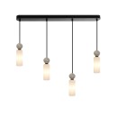 Italux PND-95331-4-BK závěsné stropní svítidlo Santos G9