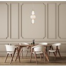 Italux PND-98374-28W-GD LED závěsné stropní svítidlo Eris | 28W LED | 3748lm | 3000K