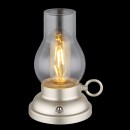 Globo PETRO 58016CH LED stolní lampička | 1W LED | 65lm | 2700K