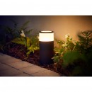 Philips Hue 17423/30/P7 LED zahradní sloupek Calla 1x8W | 640lm | 2000-6500K | IP44 | RGB - White and Color Ambiance, černá