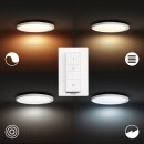 Philips Hue 32164/31/P6 LED stropní panel Aurelle 1x24,5W | 2200lm | 2200-6500K - Bluetooth, s dálkovým ovladačem