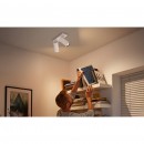 Philips Hue 50462/31/P7 LED stropní bodové svítidlo Buratto 2x5,5W | 500lm | 2200-6500K - White Ambiance, stmívatelné, bílá