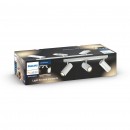 Philips Hue 50463/31/P7 LED stropní bodové svítidlo Buratto 3x5,5W | 750lm | 2200-6500K - White Ambiance, stmívatelné, bílá