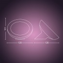 Philips Hue 8718699770983 LED stolní svítidlo Bloom 1x7,1W | 500lm | 2000-6500K - Bluetooth, RGB, inteligentní