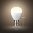 Philips Hue 8719514266902 2x LED žárovka 1x5,5W | E14 | 470lm | 2700K - Bluetooth, Teplá bílá