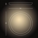 Philips Hue 8719514340992 LED koupelnové zrcadlo s osvětlením Adore 1x22W | 2400-2550lm | 2200-6500K | IP44 -White Ambiance - White Ambiance, Bluetooth, stmívatelné, dálkové ovládání, bílá
