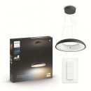 Philips Hue 8719514341074 LED závěsné stropní svítidlo Amaze 1x25W | 2750-2900lm | 2200-6500K - White Ambiance, Bluetooth, stmívatelné, dálkové ovládání, černá