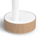 Philips Hue 8719514433465 LED stolní lampa Signe 55,3cm | 1x11,8W | 1040lm - bílá s dekorem dřeva, Gradient White and Color Ambiance