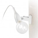 Ideal Lux 098944 lampička s klipem Picchio Bianco 1x70W|E27 - bílá